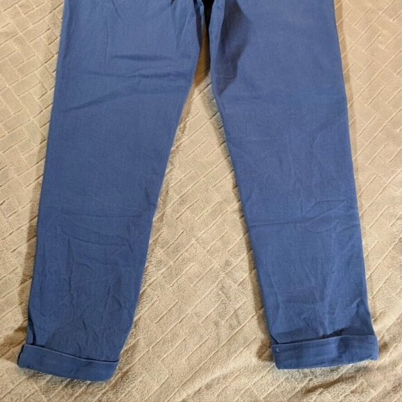 Levis Womens 29 Denim Jeans Blue Skinny Ankle Cuffed Mid Rise White Tab Stretch - Picture 9 of 10